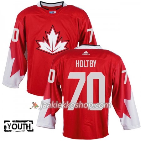 Team Kanada Pelipaita Braden Holtby 70 2016 World Cup Lapsille Punainen Paita